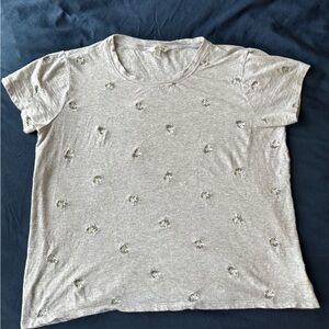 Lucky Brand Heather Gray Tee